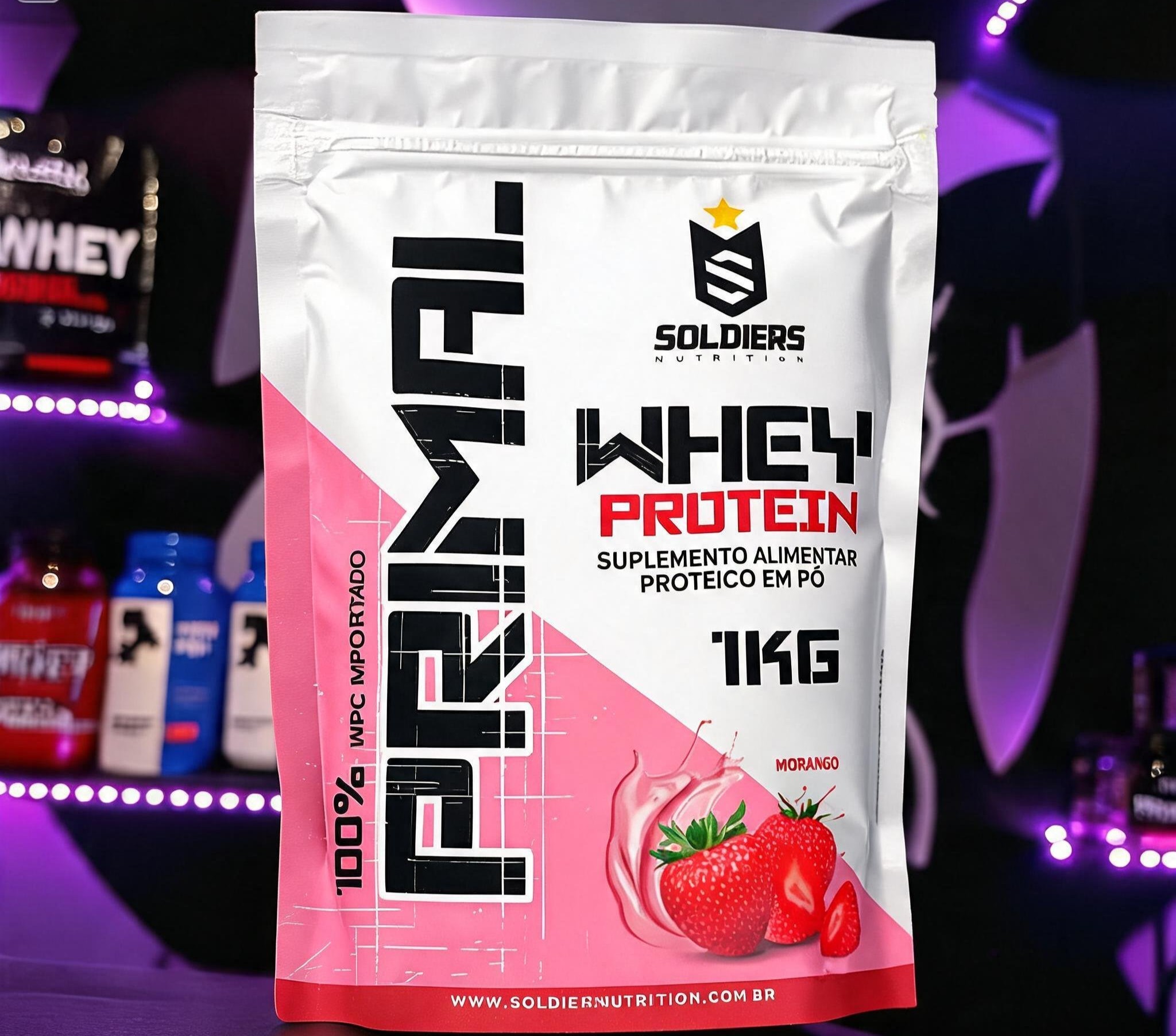 Whey Primal Soldiers 900g - frente